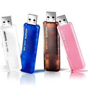 Флеш накопитель 8GB A-DATA UV110, USB 2.0, Белый