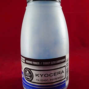 Тонер для Kyocera TK-5240C, P5026/M5526 Cyan (фл. 50г) 3K B&W Premium фас.Россия