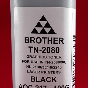 Тонер Brother TN 2080/2090/2235/2275 HL 2240/2140/2130/2132/2135 (фл. 100г) AQC-США фас.Россия
