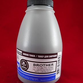 Тонер Brother TN-321BK/TN-326BK HL-L8250/8350/9300, MFC-L8650/9550 Black (фл. 130г) B&W Premium Tomoegawa фас.Россия