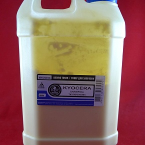 Тонер для Kyocera Universal (TK-590/540/550/560/570/580/820/825/855/865/895) Yellow (кан. 1кг) B&W Premium фас.Россия