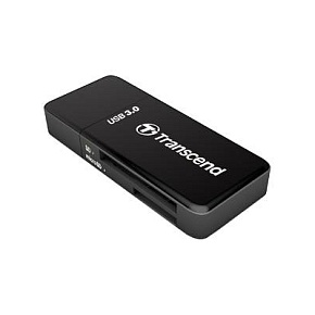 Устройство чтения/записи флеш карт Transcend RDF5, SD/microSD, USB 3.0, Черный