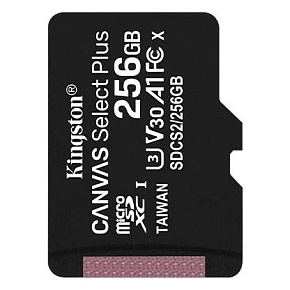 Флеш карта microSD 256GB Kingston microSDXC Class 10 UHS-I U1 Canvas Select Plus 100MB/s