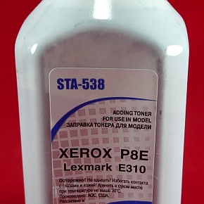 Тонер XEROX P8e/Lexmark E310 (фл. 130г) B&W Standart фас.Россия