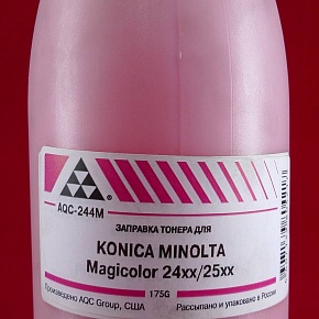 Тонер Konica-Minolta MC 2400/2430/2450/2480/2490/2500/2530/2550/2590 Magenta (фл. 175г) AQC фас.Россия