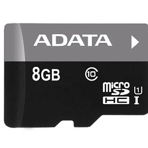 Флеш карта microSD 8GB A-DATA microSDHC Class 10 UHS-I