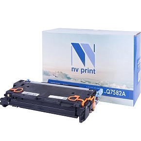 Картридж NVP совместимый NV-Q7582A Yellow для HP Color LaserJet CP3505/ CP3800 (6000k)