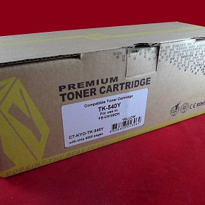 Тонер-картридж для Kyocera FS-C5100DN TK-540Y yellow 4K ELP Imaging®