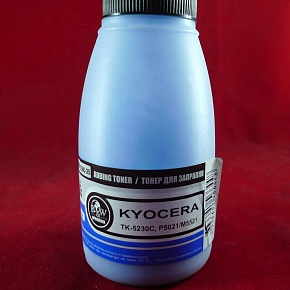 Тонер для Kyocera TK-5230C, P5021/M5521 Cyan (фл. 35г) 2.2K B&W Premium фас.Россия