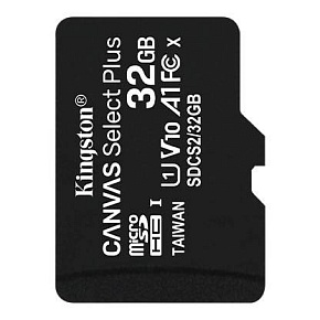 Флеш карта microSD 32GB Kingston microSDHC Class 10 UHS-I U1 Canvas Select Plus 100MB/s