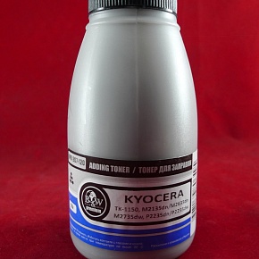 Тонер для Kyocera TK-1150/TK-1200 (фл. 120г) B&W Premium Mitsubishi/MKI фас.Россия