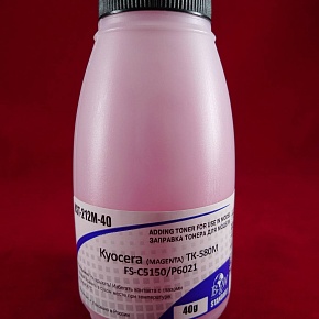 Тонер для Kyocera TK-580M, FS-C5150/P6021 Magenta (фл. 40г) 2.8K B&W Standart Tomoegawa фас.Россия