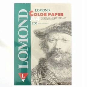 Офисная цветная бумага LOMOND, Lagoon (Светло-зеленый), A4, 160 г/м2, 125 л, пастель