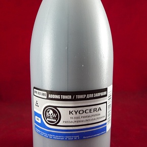 Тонер для Kyocera TK-3160,P3045dn/P3050dn/P3055dn/P3060dn/M3145dn/M3645 (фл. 300г) B&W Premium Mitsubishi/MKI фас.Россия