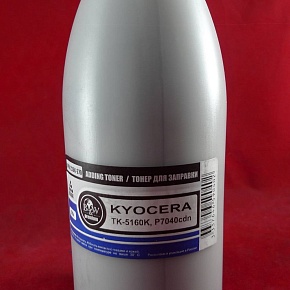Тонер для Kyocera TK-5160K, P7040cdn Black (фл. 270г) 16K B&W Premium
