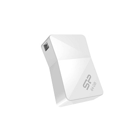 Флеш накопитель 16GB Silicon Power Touch T08, USB 2.0, Белый