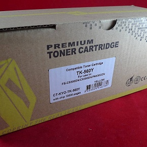 Тонер-картридж для Kyocera FS-C5300DN/C5350DN/P6030CDN TK-560Y yellow 10K ELP Imaging®