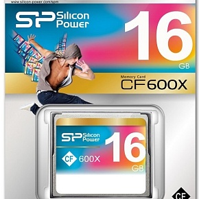 Флеш карта CF 16GB Silicon Power, 600X