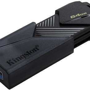 Флеш накопитель 64GB Kingston DataTraveler Exodia Onyx, USB 3.2, Черный матовый