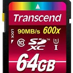 Флеш карта SD 64GB Transcend SDXC Class 10 UHS-I,600х