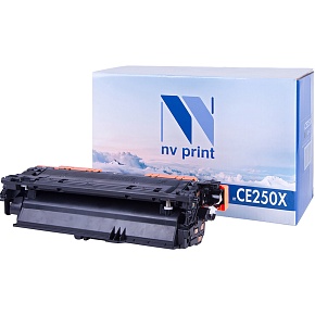 Картридж NVP совместимый NV-CE250X Black для HP Color LaserJet CM3530/ CM3530fs/ CM3530fs MFP/ CP3520 / CP3525/ CP3525dn/ CP3525n/ CP3525x (10500k)